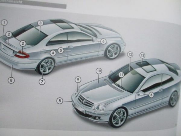 Mercedes Benz CLK-Klasse W209 Bordbuch 2005