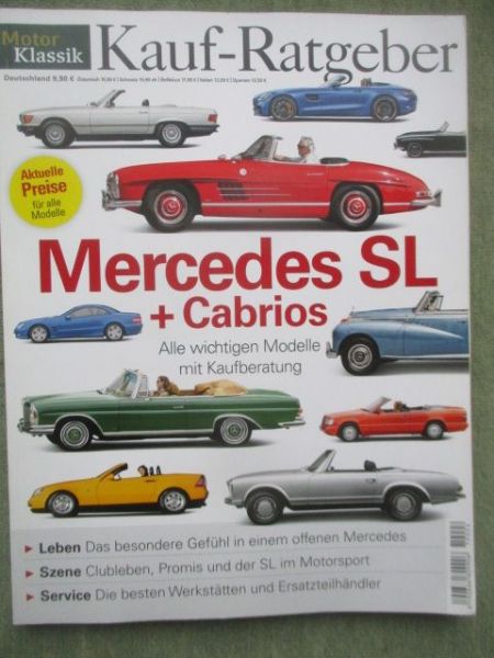 Motor Klassik Kauf-Ratgeber Mercedes SL +Cabrios