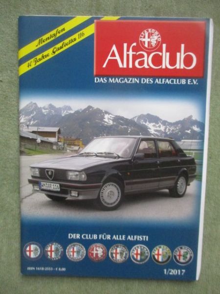 Alfa Romeo Alfaclub 1/2017