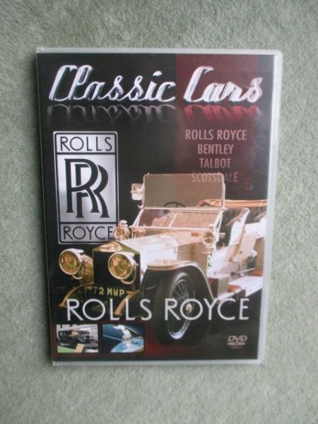 Rolls-Royce Bentley Talbot Classic Cars DVD