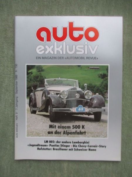 auto exklusiv September 1989