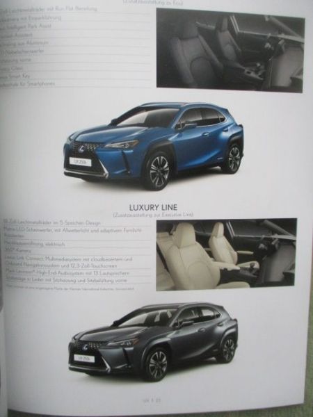 Lexus UX 250h September 2022