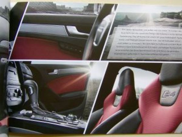 Audi S4 Limousine/Avant Prospekt September 2009 NEU