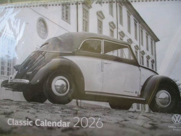 VW Classic Calendar 2026 33x49cm Format