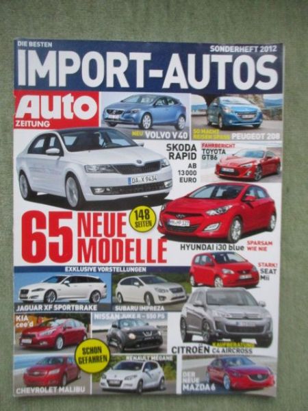 Auto Zeitung Import-Autos Sonderheft 2012