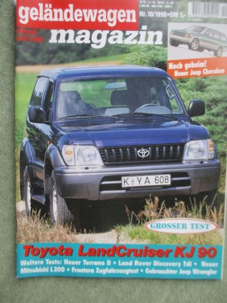 geländewagen magazin Oktober 1996