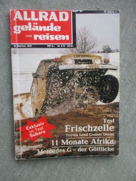 Allrad gelände und reisen Mai +Juni 1979