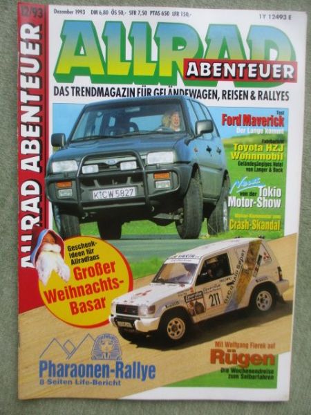 Allrad Abenteuer Dezember 1993