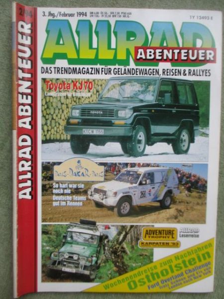 Allrad Abenteuer Februar 1994