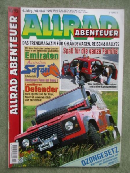 Allrad Abenteuer Oktober 1995