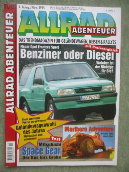 Allrad Abenteuer November1995