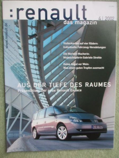 Renault das magazin 4-2002