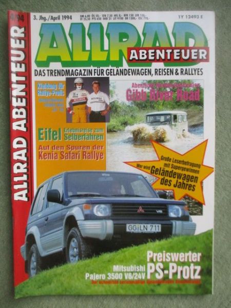 Allrad Abenteuer April 1994