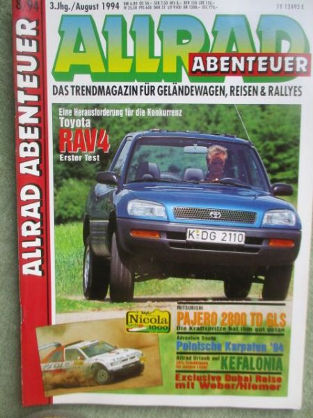 Allrad Abenteuer August 1994