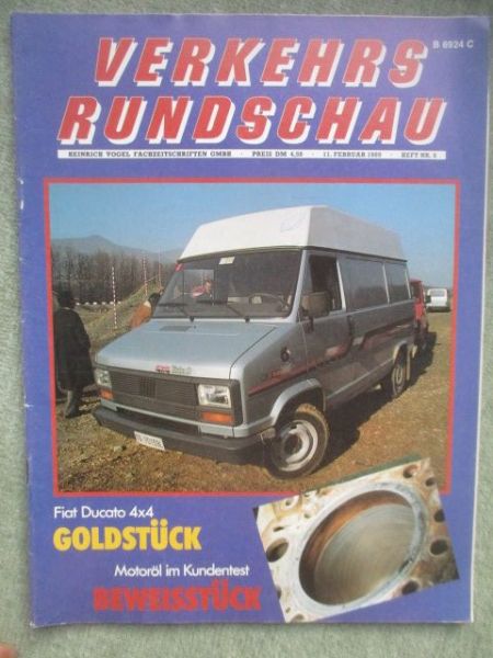 Verkehrs Rundschau Februar 1989