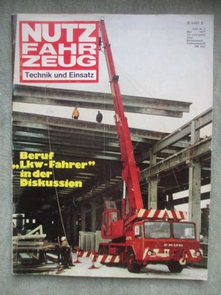 Nutzfahrzeug Technik und Einsatz Mai 1971