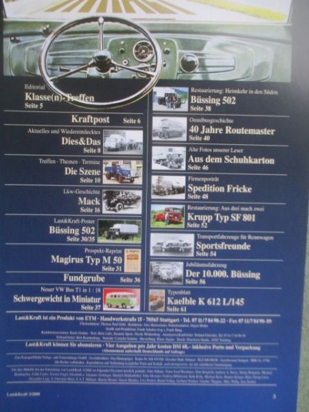 Last & Kraft 3/2000