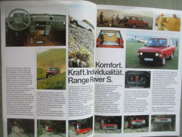 Range Rover S Prospekt Generation I -1985