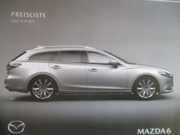 Mazda 6 Preisliste Januar 2019