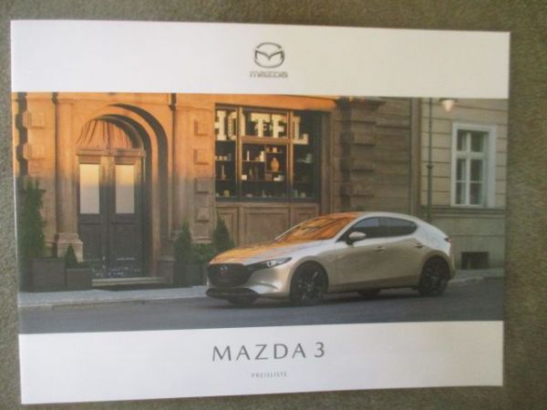 Mazda 3 (BP) Preisliste März 2022