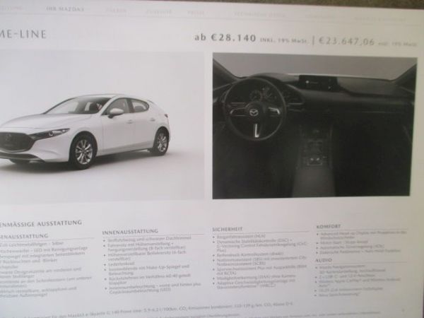 Mazda 3 (BP) Preise August 2024