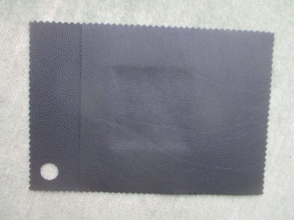 BMW Leder Walknappa Schwarz 14x20cm Muster LRSW