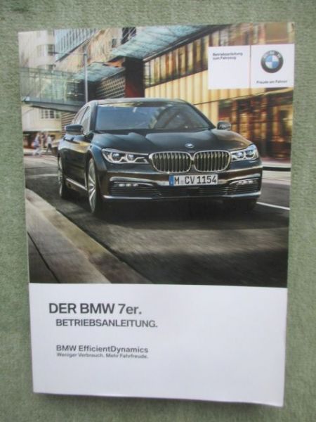 BMW 740i 750i +xDrive 725d 730d 740d 750d +Li G11 G12 Oktober 2016