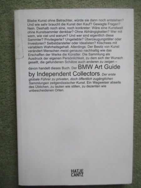 Hatje Cantz BMW Art Guide by Independent Collectors