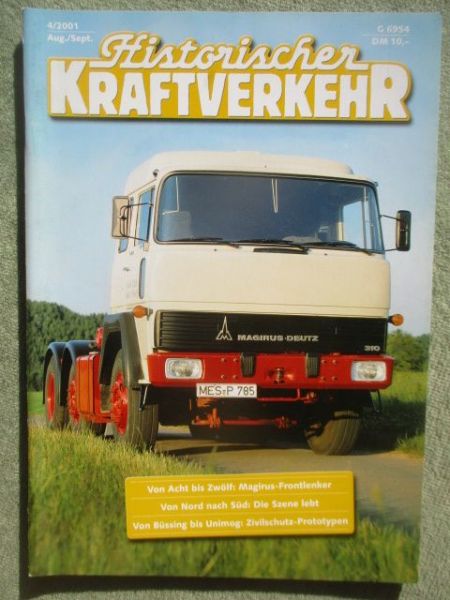Historischer Kraftverkehr 4/2001