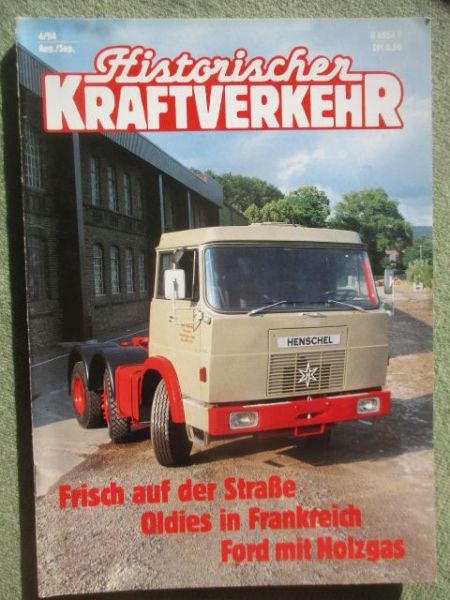 Historischer Kraftverkehr 4/1994