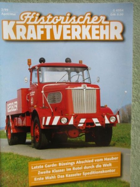 Historischer Kraftverkehr 2/1999