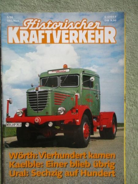 Historischer Kraftverkehr 5/1996