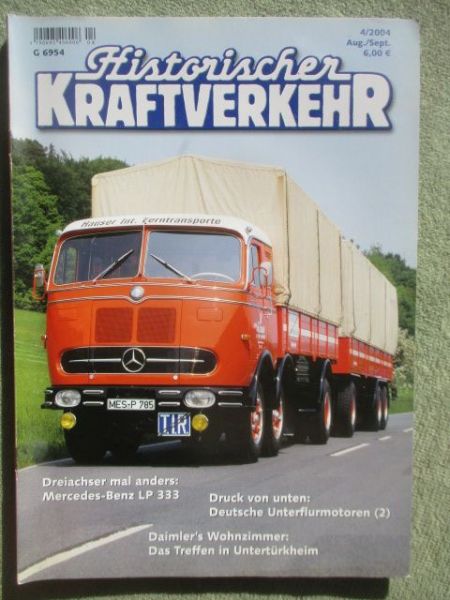 Historischer Kraftverkehr 4/2004