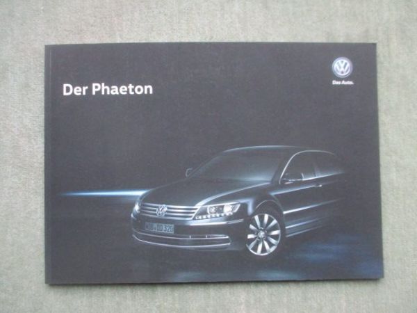 VW Phaeton Prospekt Oktober 2015 Rarität