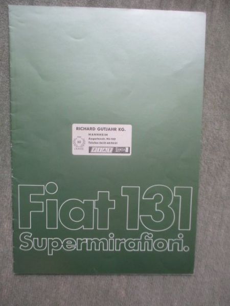Fiat 131 Supermirafiori September 1978