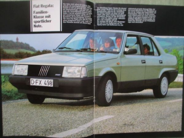 Fiat Regata (Typ 138) 75 +Super 85 Super Automatik 100 Super 70 ES Diesel Februar 1984