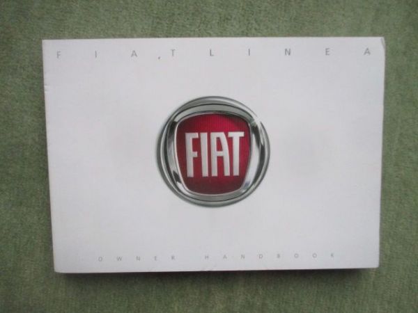 Fiat Linea Owner Handbook September 2008