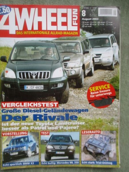 4 Wheel Fun August 2003