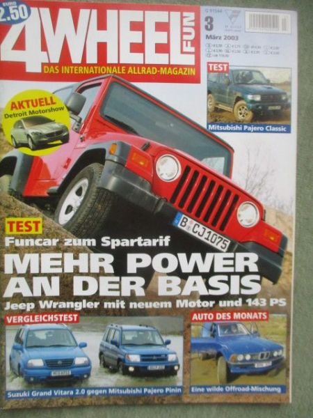 4 Wheel Fun März 2003