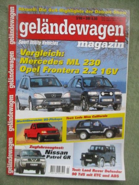 geländewagen magazin März 1999