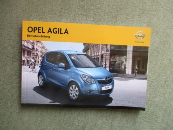 Opel Agila B 1.0 1.2  Bordbuch Mai 2012