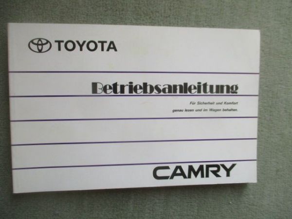 Toyota Camry Betriebsanleitung 1994SXV10/VCV10