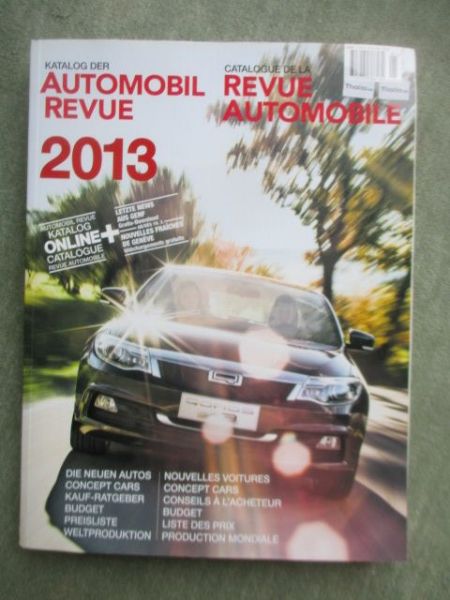 Automobil Revue 2013 Katalog