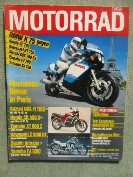 Motorrad 21/1985