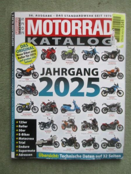 Motorrad Katalog Jahrgang 2025