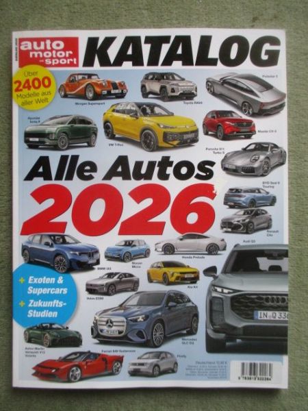 auto motor & sport Katalog Alle Autos 2026