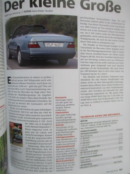 auto motor & sport Edition Mercedes W124