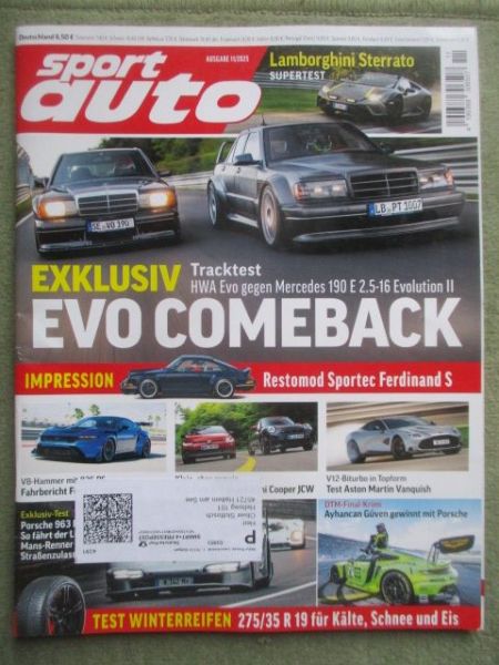 sport auto November 2025