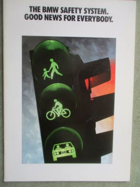 BMW Safety System Good News for Everybody 1991