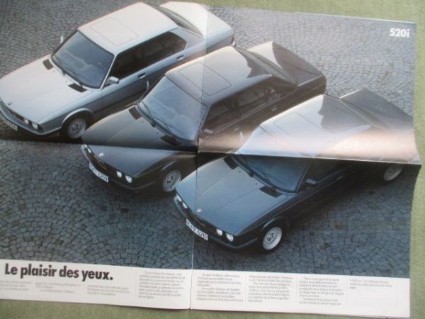 BMW 520i E28 La fine fleur Französisch September 1986